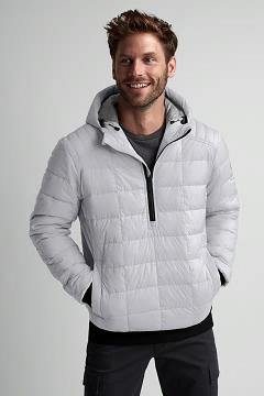 Chamarras Canada Goose Hombre México - Wilmington Chaqueta De Plumas Blancos EN8713065
